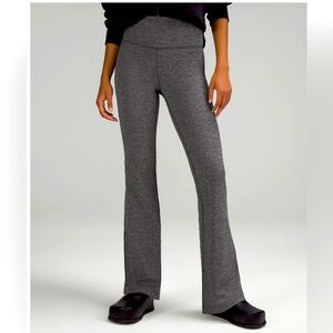 Groove Super High Rise Flare Pants.  Used size 10, graphite grey